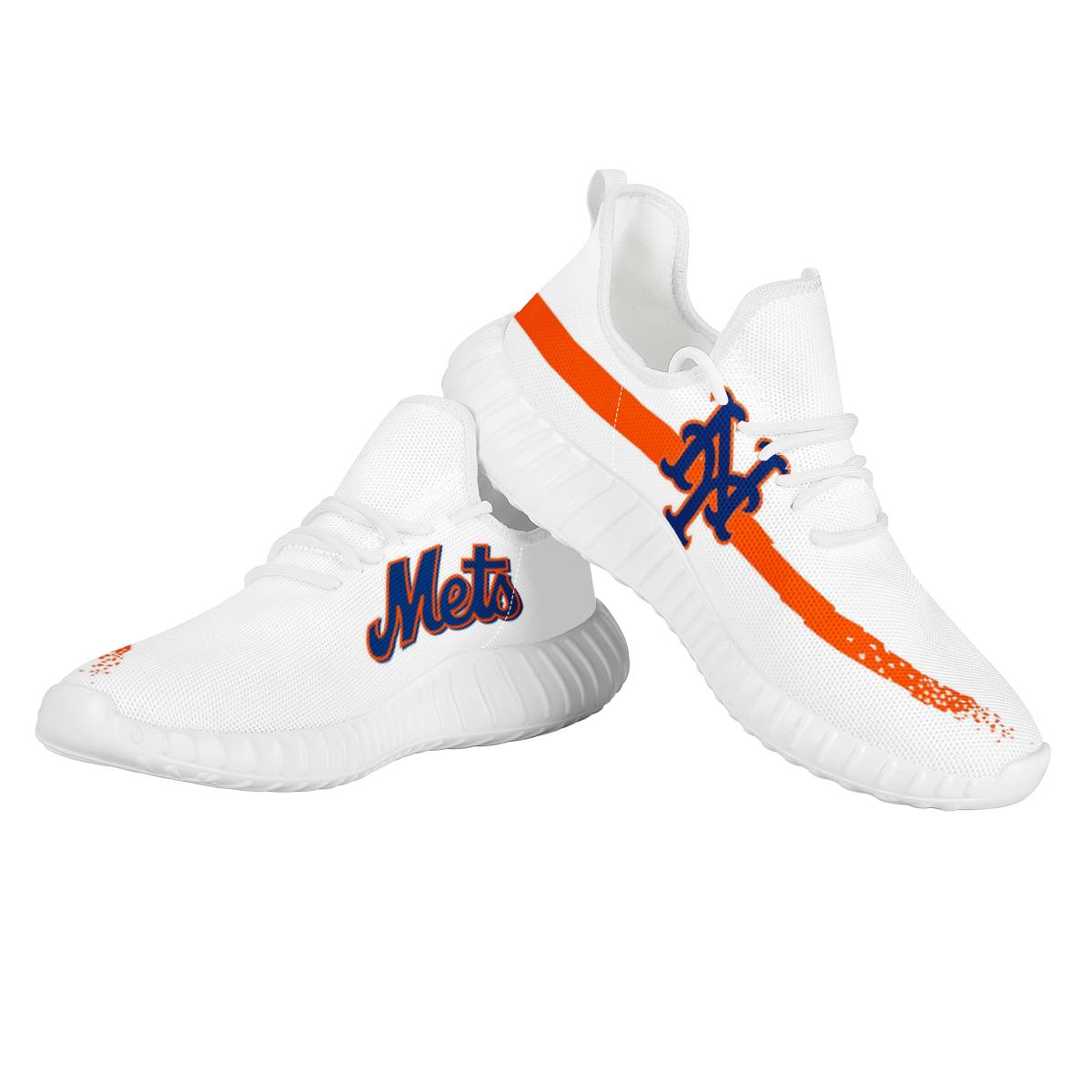 Women's New York Mets Mesh Knit Sneakers/Shoes 002